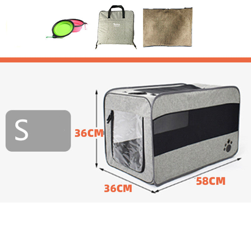 Pet Travel Carrier Bag Portable Pet Bag Folding Fabric Pet Carrier Travel Carrier Bag For Pet Cage With Locking Safety Z