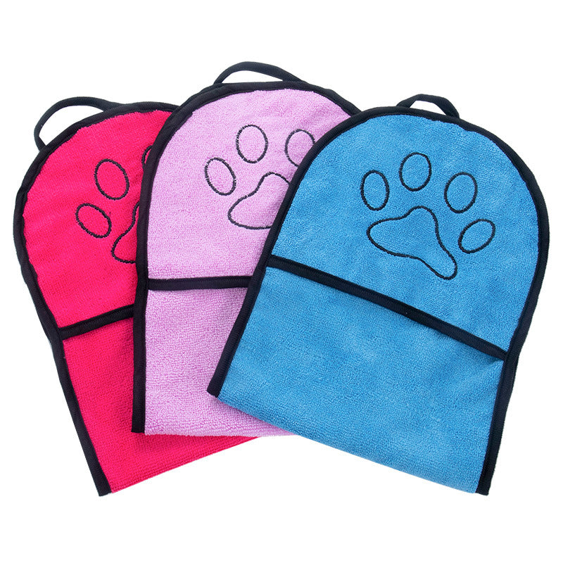 Dogs Cats Towels Super Absorbent Dog Bathrobe Microfiber Bath Towels Quick-Drying Cat Bath Towel For Pets Towel Dog Towe
