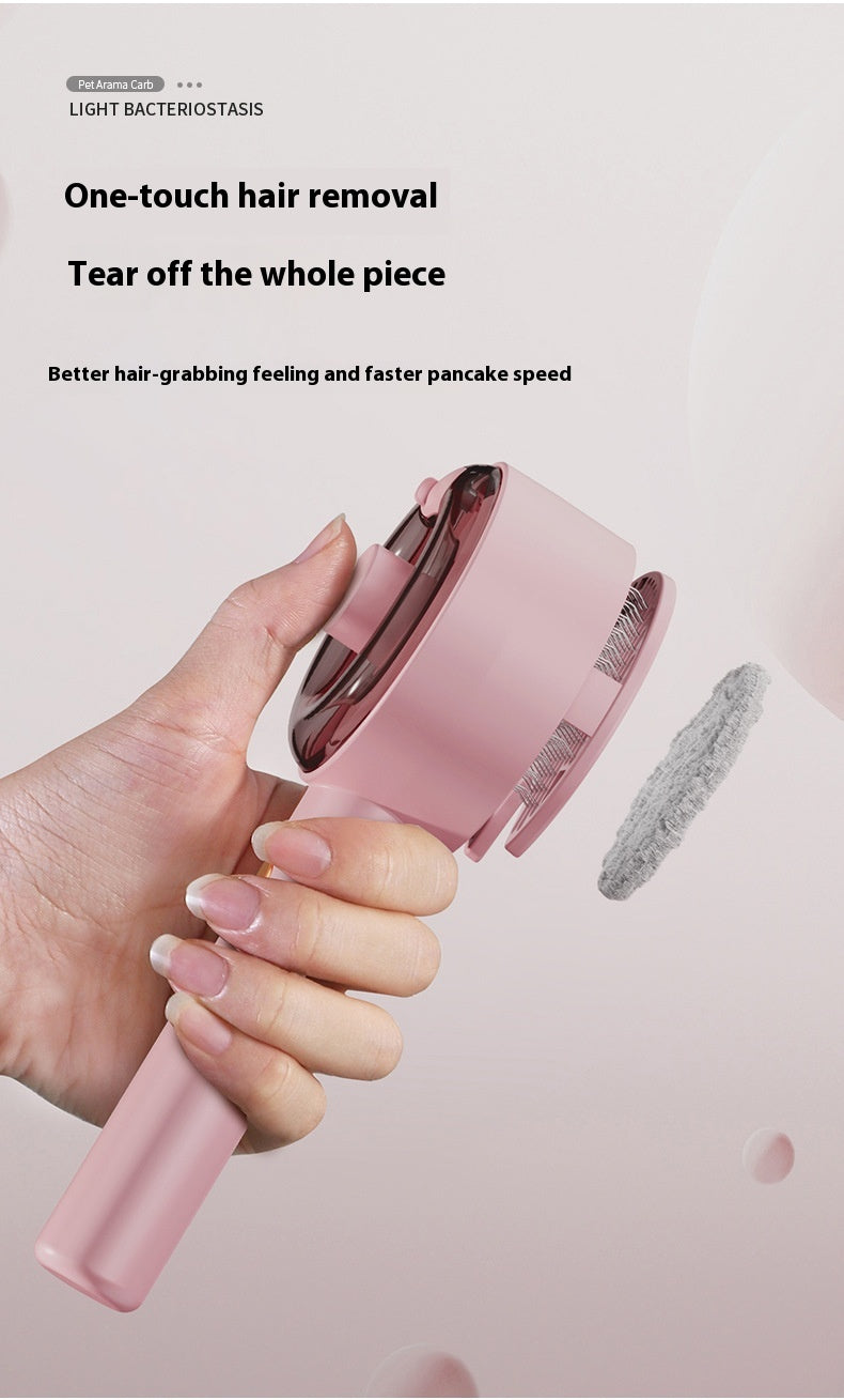Animal Hair Remover Brush Dog And Cat Steam Brush Pet Self Cleaning Dog Brush Grooming Removes Cat Hairs Cat Dog Accesso