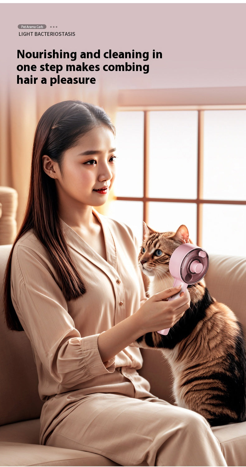 Animal Hair Remover Brush Dog And Cat Steam Brush Pet Self Cleaning Dog Brush Grooming Removes Cat Hairs Cat Dog Accesso