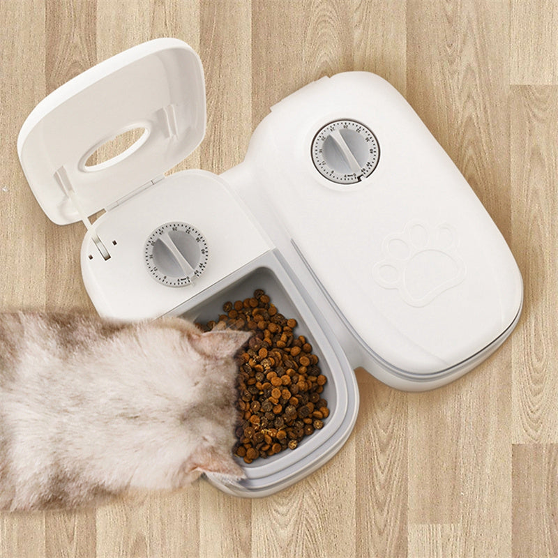 Automatic Pet Feeder Smart Food Dispenser For Cats Dogs Timer Stainless Steel Bowl Auto Dog Cat Pet Feeding Pets Supplie