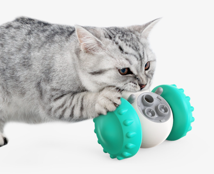 Cat And Dog Toys Slow Food Interactive Balance Car Multifunctional Fun Development Smart Pet Feeding Dog Toy Car Pets Pr