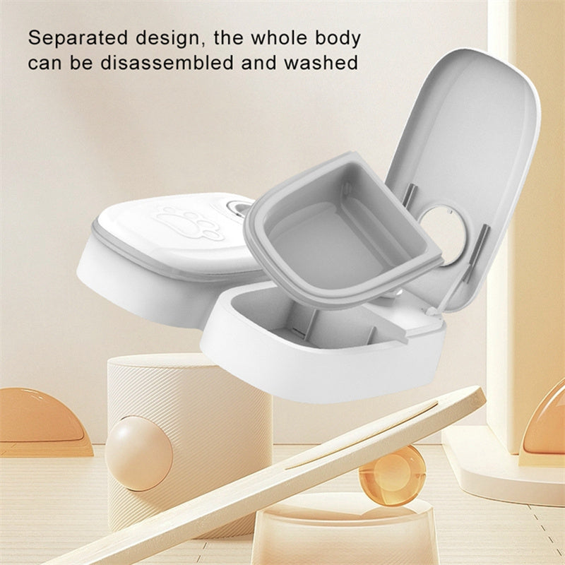 Automatic Pet Feeder Smart Food Dispenser For Cats Dogs Timer Stainless Steel Bowl Auto Dog Cat Pet Feeding Pets Supplie