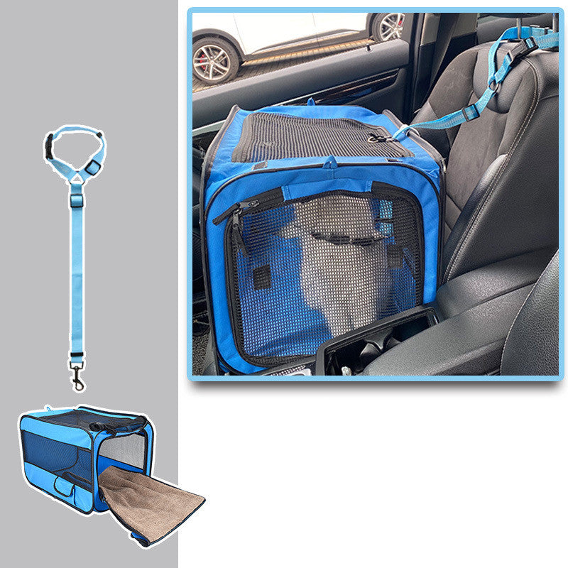Pet Travel Carrier Bag Portable Pet Bag Folding Fabric Pet Carrier Travel Carrier Bag For Pet Cage With Locking Safety Z