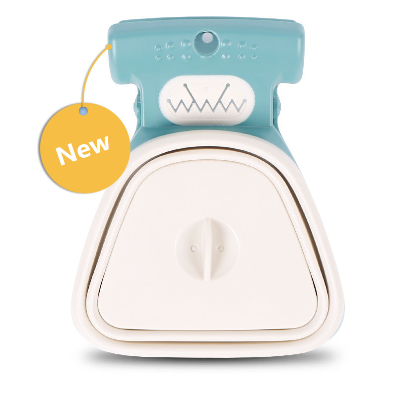 Dog Pet Travel Foldable Pooper Scooper With 1 Roll Decomposable bags Poop Scoop Clean Pick Up Excreta Cleaner Epacket Sh