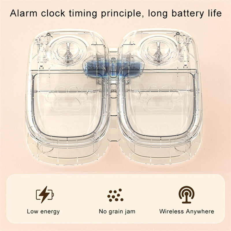 Automatic Pet Feeder Smart Food Dispenser For Cats Dogs Timer Stainless Steel Bowl Auto Dog Cat Pet Feeding Pets Supplie