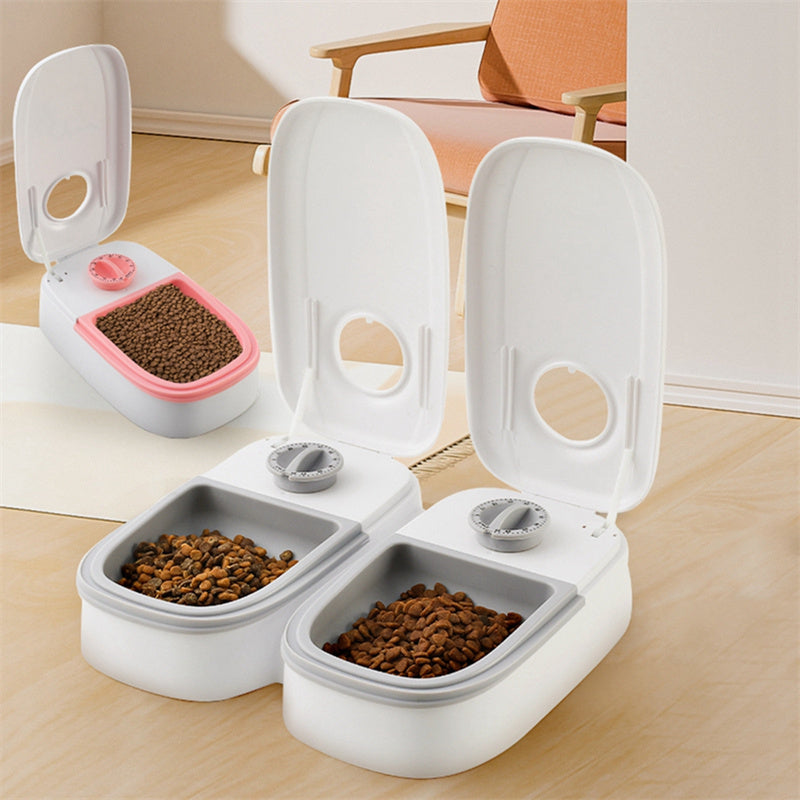 Automatic Pet Feeder Smart Food Dispenser For Cats Dogs Timer Stainless Steel Bowl Auto Dog Cat Pet Feeding Pets Supplie