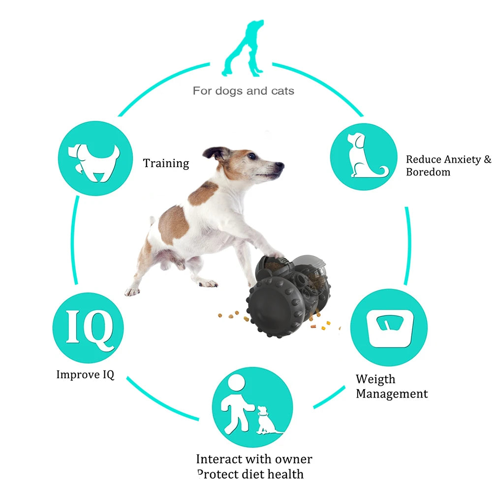 Cat And Dog Toys Slow Food Interactive Balance Car Multifunctional Fun Development Smart Pet Feeding Dog Toy Car Pets Pr