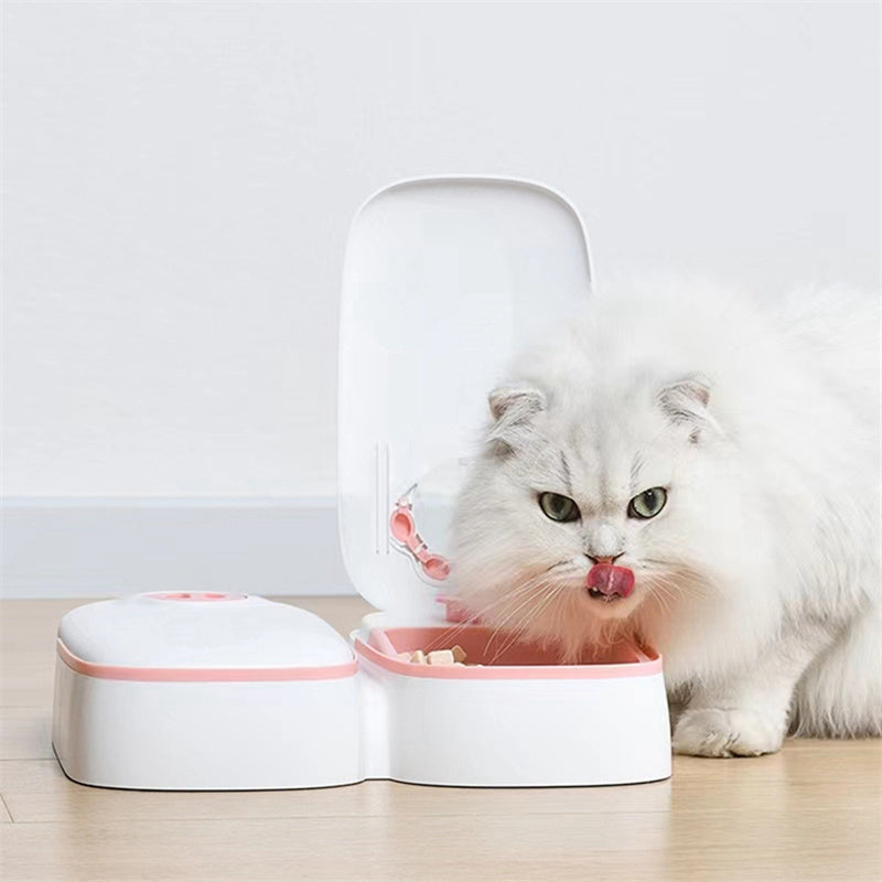 Automatic Pet Feeder Smart Food Dispenser For Cats Dogs Timer Stainless Steel Bowl Auto Dog Cat Pet Feeding Pets Supplie