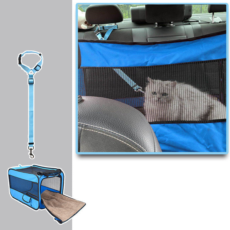 Pet Travel Carrier Bag Portable Pet Bag Folding Fabric Pet Carrier Travel Carrier Bag For Pet Cage With Locking Safety Z
