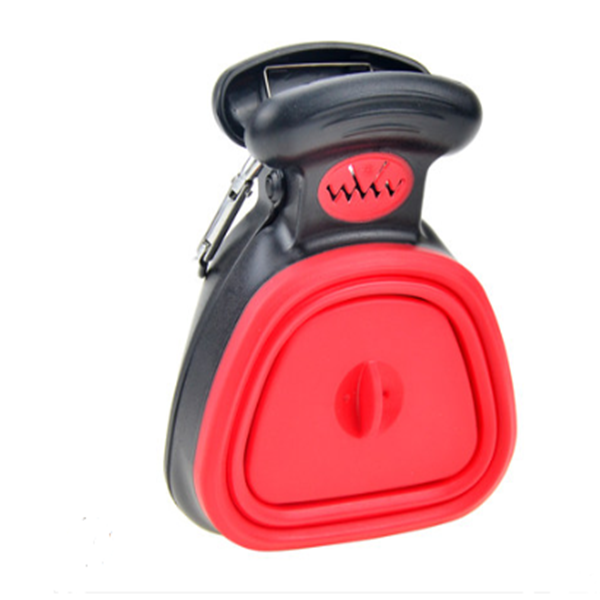 Dog Pet Travel Foldable Pooper Scooper With 1 Roll Decomposable bags Poop Scoop Clean Pick Up Excreta Cleaner Epacket Sh